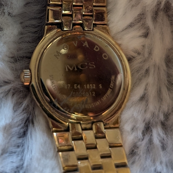 Movado Watch Womens Diamond and Gold - Picture 7 of 14